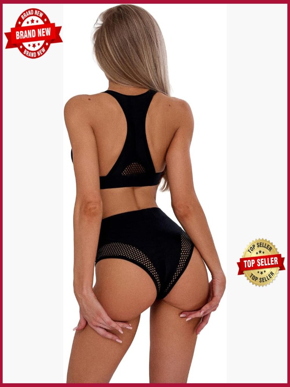Halter Triangle Bikini Set Thong Bottom Two Piece Swimsuit Tie Side